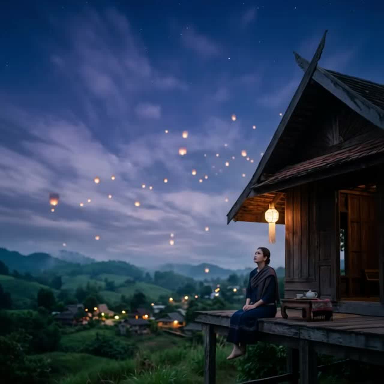 ฟ้าอย่าง [Thailand] (A) artwork