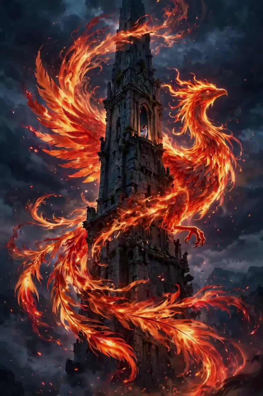 Burning Tower artwork