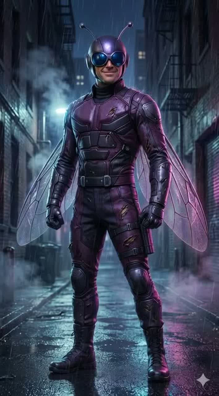 BugMan, the Resplendent #Sunoverse artwork