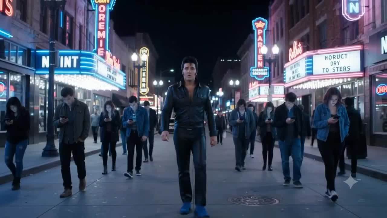THE KING LEFT THE BUILDING (AGAIN) artwork