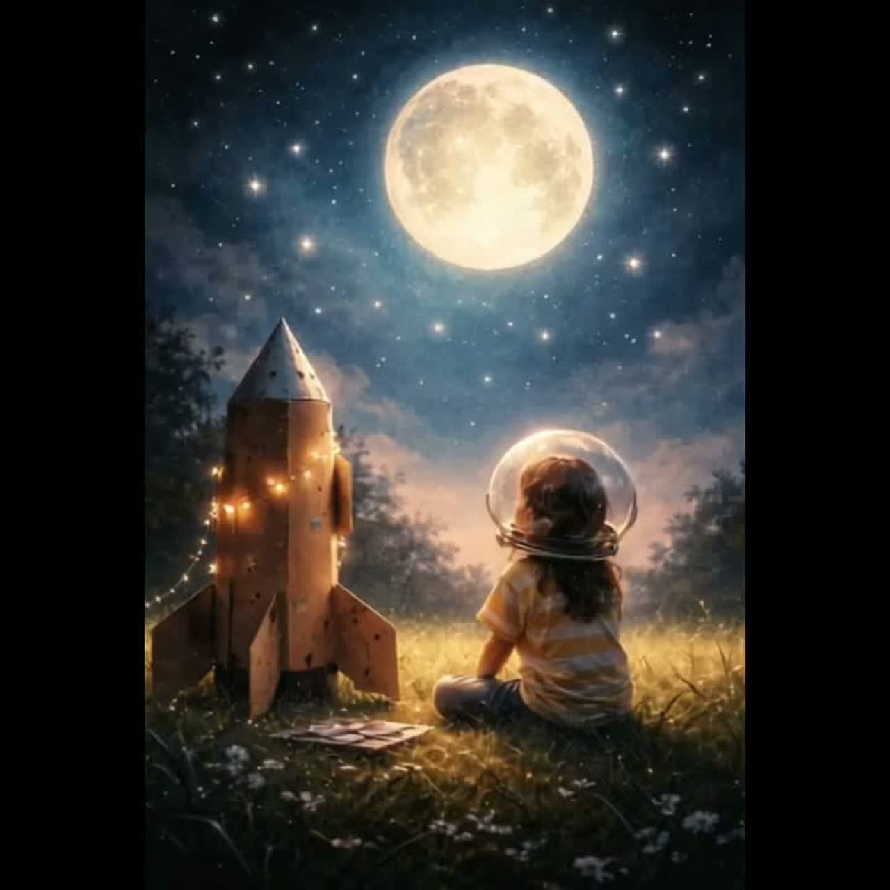 La fusée en carton artwork