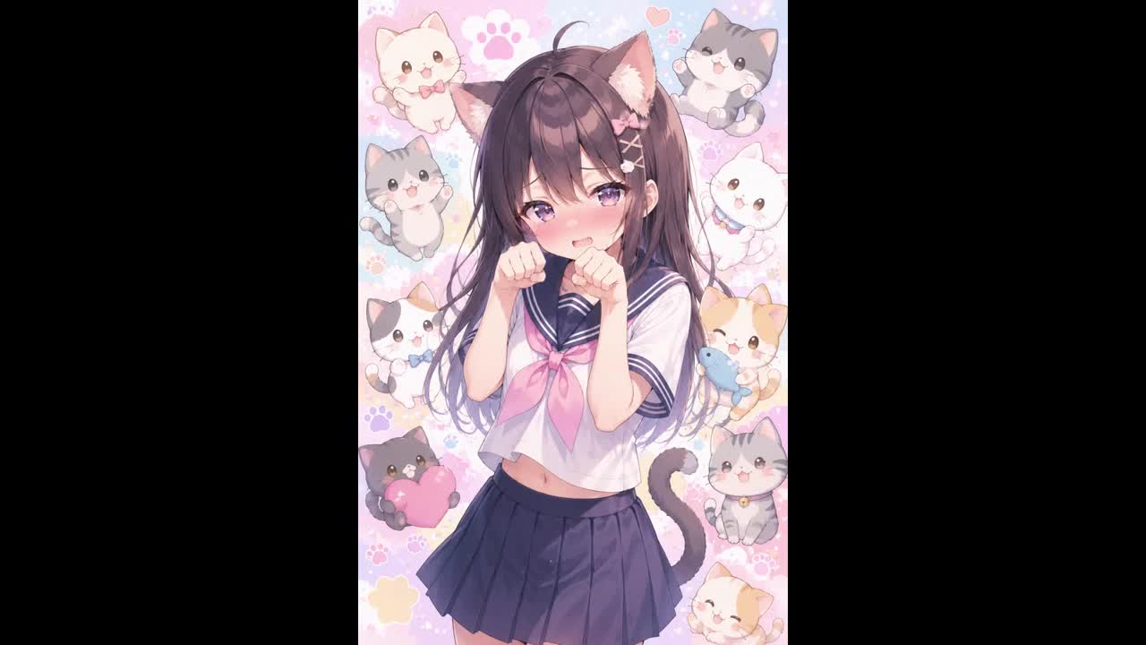 ☆ 猫耳セーラー服で世界制覇 ☆ artwork