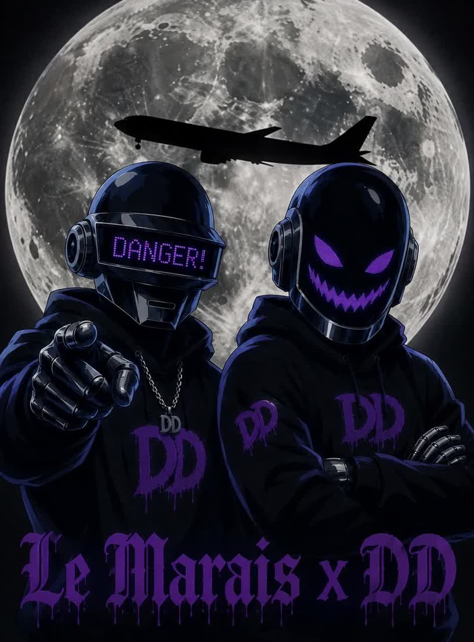 LE MARAIS x Daft Danger artwork