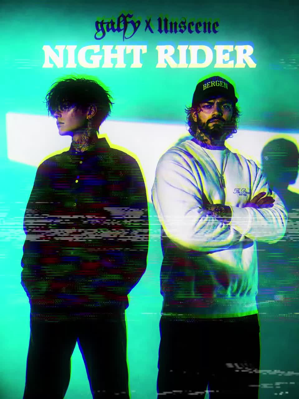 Night Rider ft. 𝔘𝔫𝔰𝔠𝔢𝔫𝔢 artwork