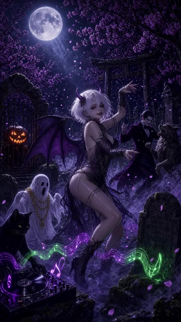 🎃 "The Dead Don't Do Disco" — #PoetVerse | #HalloweenDanceParty artwork