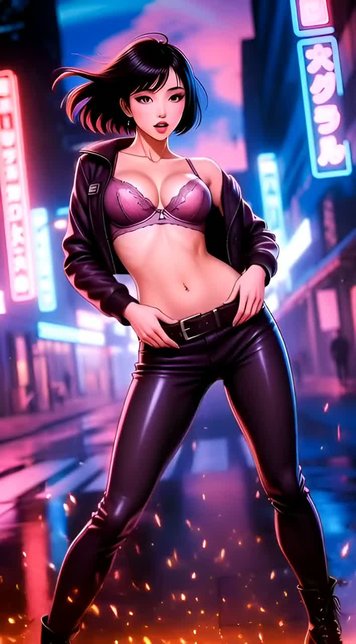 Beyond Beyond Batman Beyond ~ Cybergoth Dance Party 3069 artwork