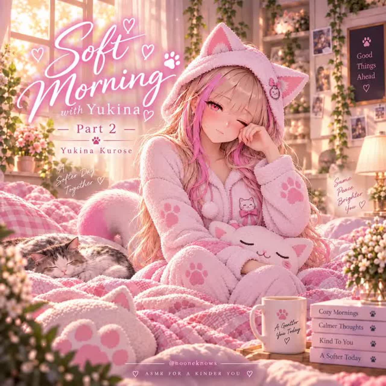 🤍🐾 𝒮𝑜𝒻𝓉 𝑀𝑜𝓇𝓃𝒾𝓃𝑔 — 𝒫𝒶𝓇𝓉 𝟤 🐾🩷 artwork