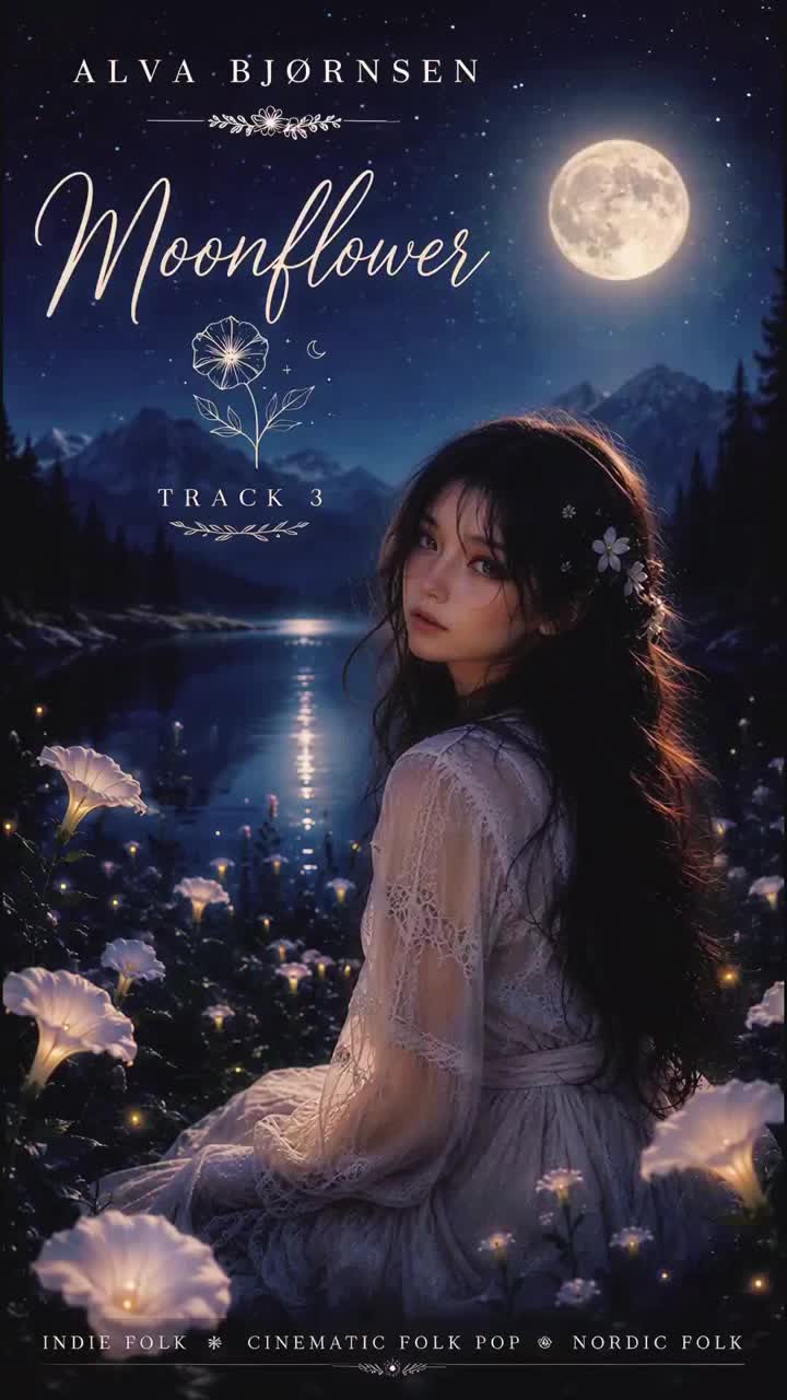 Moonflower By Alva Bjørnsen artwork