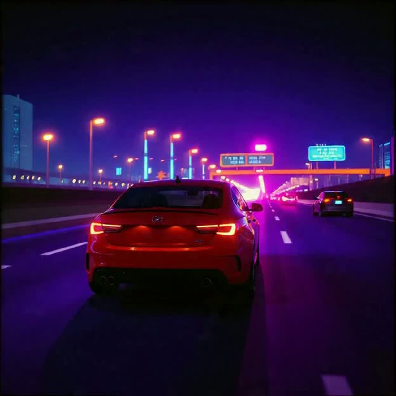 “Nightfire Drive” artwork