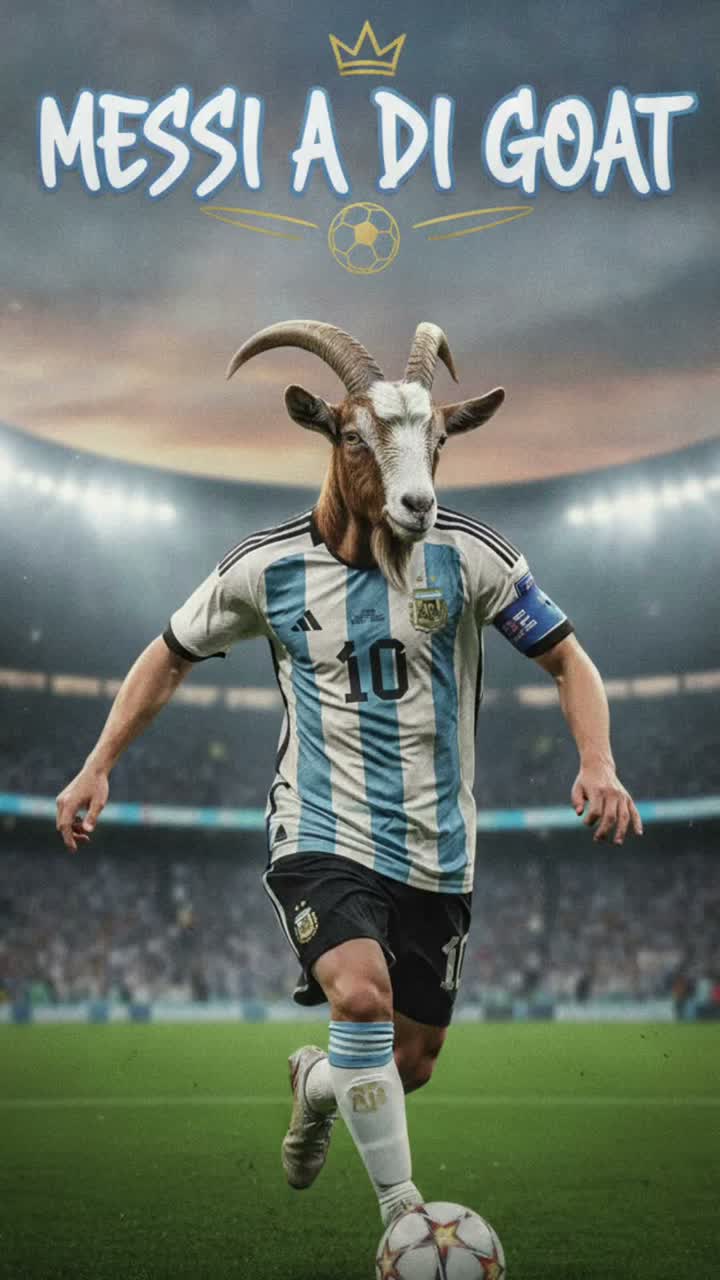 Messi A Di Goat artwork