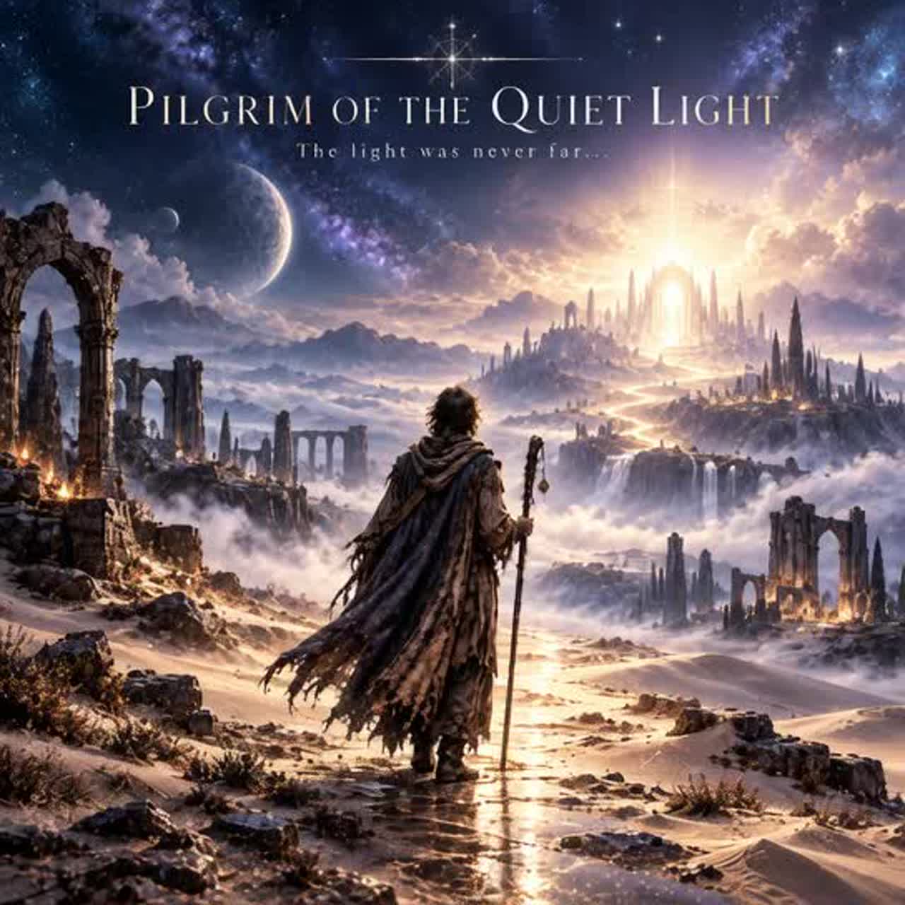 Pilgrim of the Quiet Light” artwork