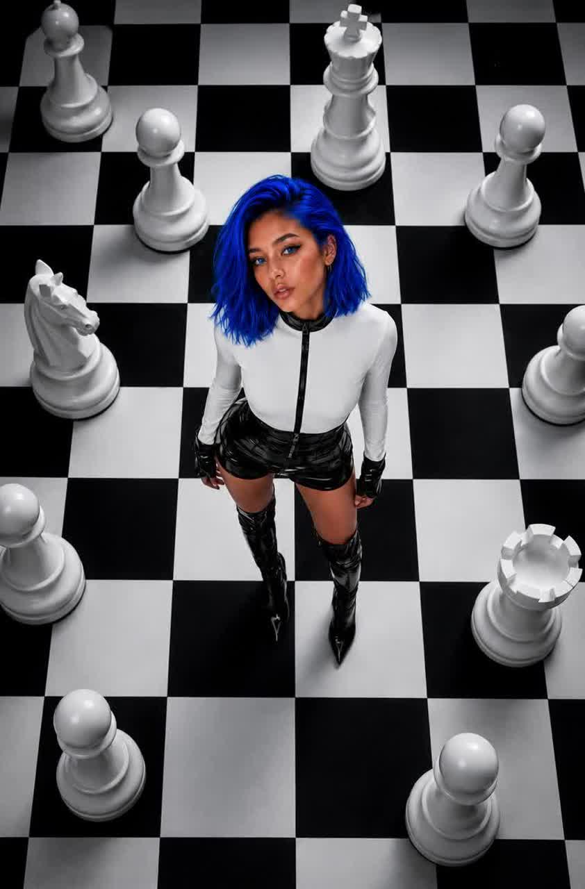 🖤Check Mate💙👄 artwork