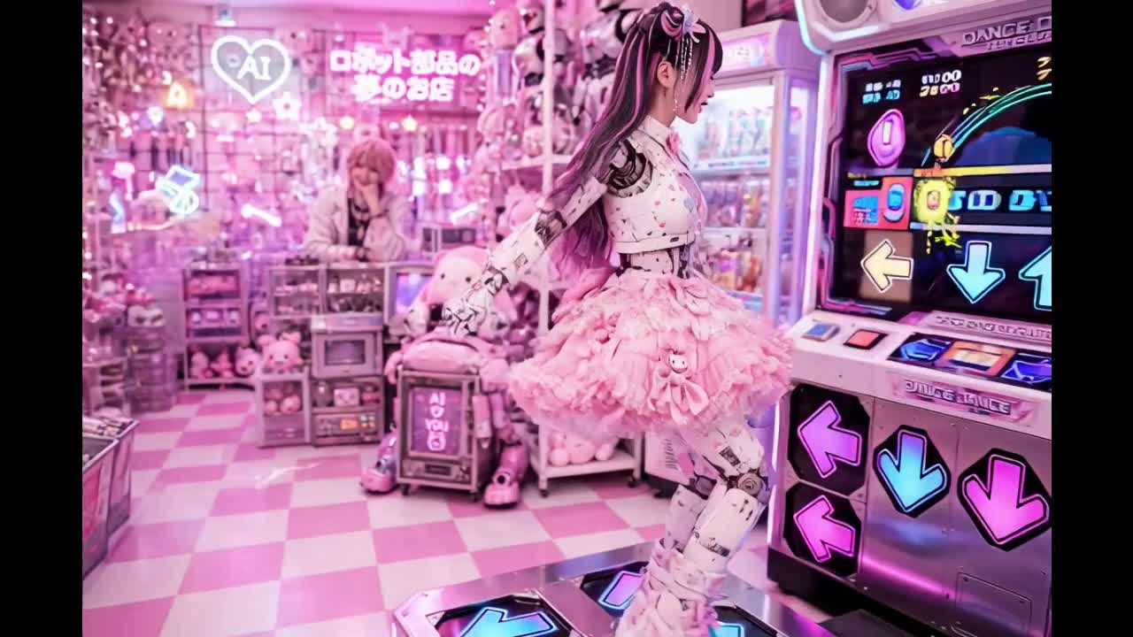 [Inst.] 8-Bit DDR Arcade Lolita AiDoll Dance artwork